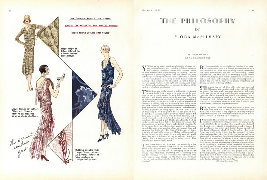 The Philosophy of Flora McFlimsey—As Told to Her Grandaughters