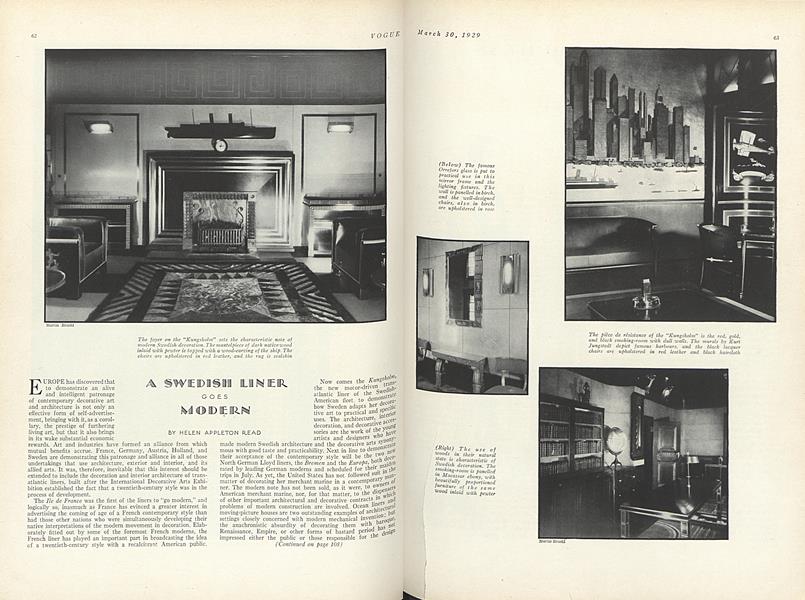 A Swedish Liner Goes Modern