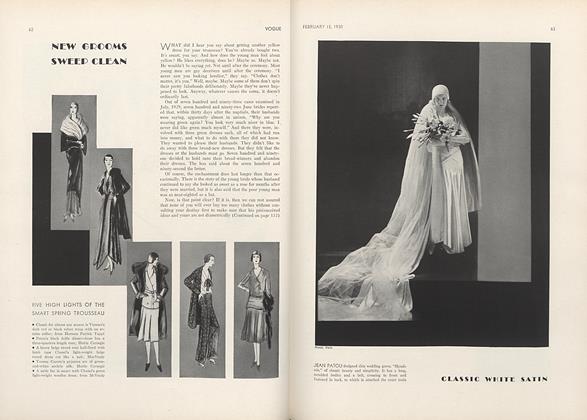 New Grooms Sweep Clean