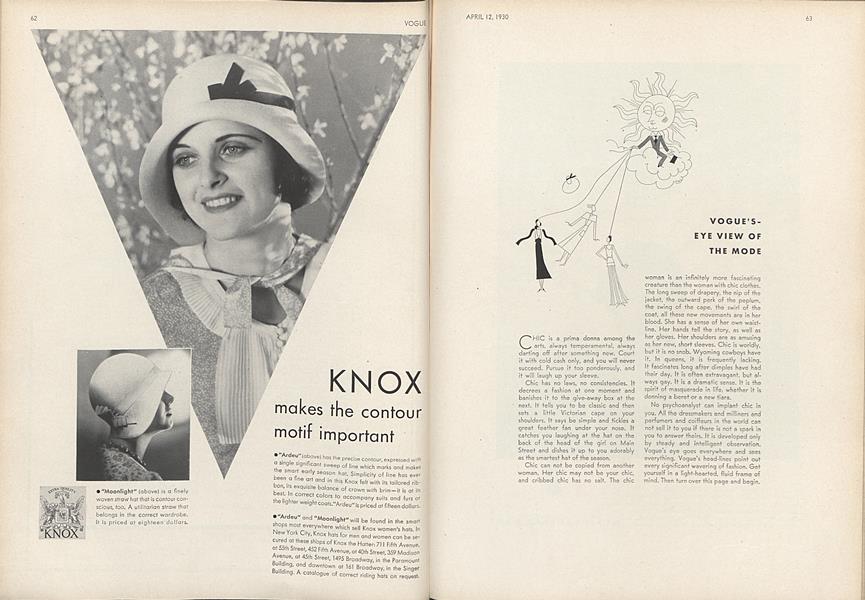 Vogue’s Eye View | Vogue | APRIL 12, 1930