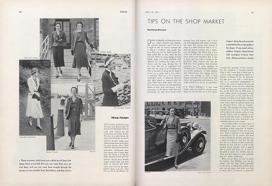 Tips on the Shop Market by Shop-Hound