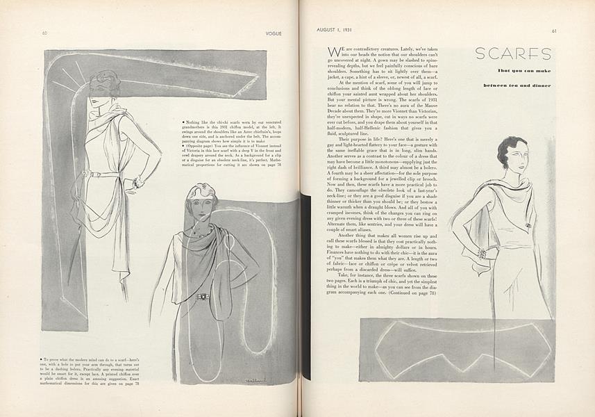 Scarfs that You can Make between Tea and Dinner