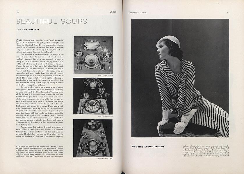 Beautiful Soups for the Hostess