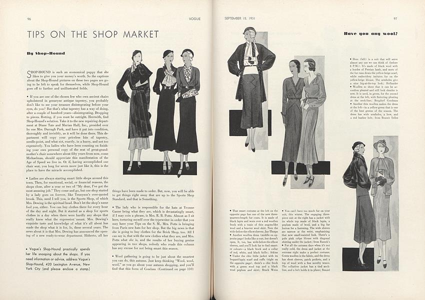 Tips on the Shop Market by Shop-Hound