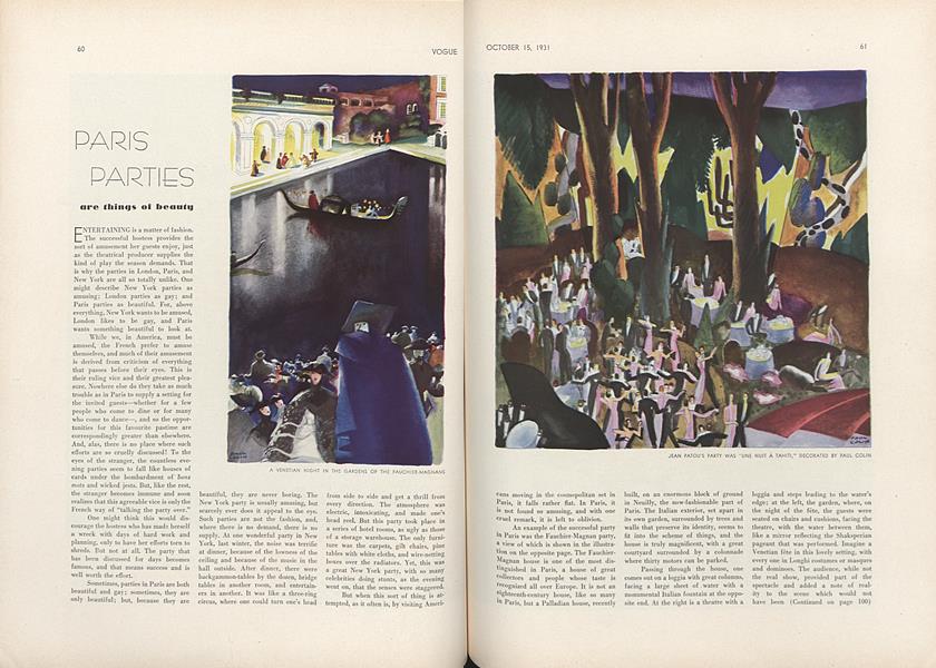 Paris Parties Are Things of Beauty