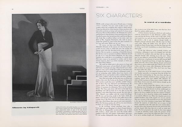 Six Characters in Search of  Wardrobe