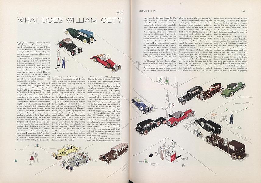 What Does William Get?