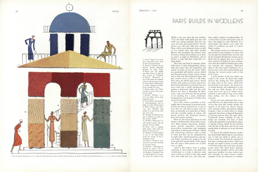 Paris Builds in Woollens