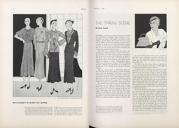 The Spring Scene in New York