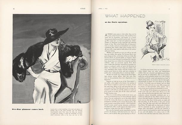 What Happened at the Paris Openings