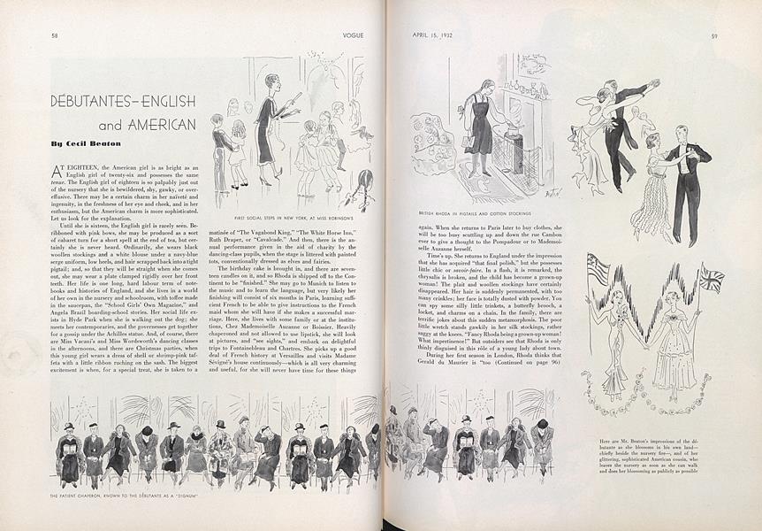 Debutantes—English and American