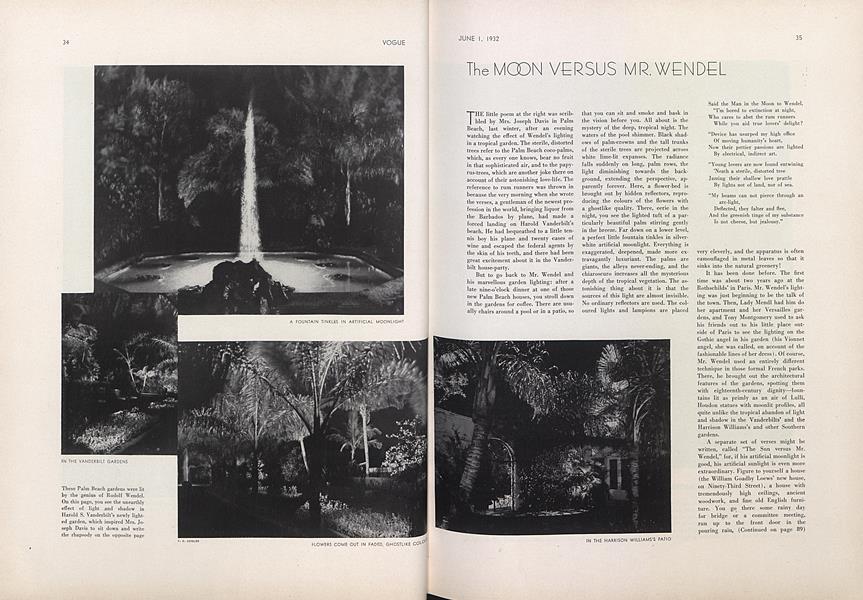 The Moon Versus Mr. Wendel