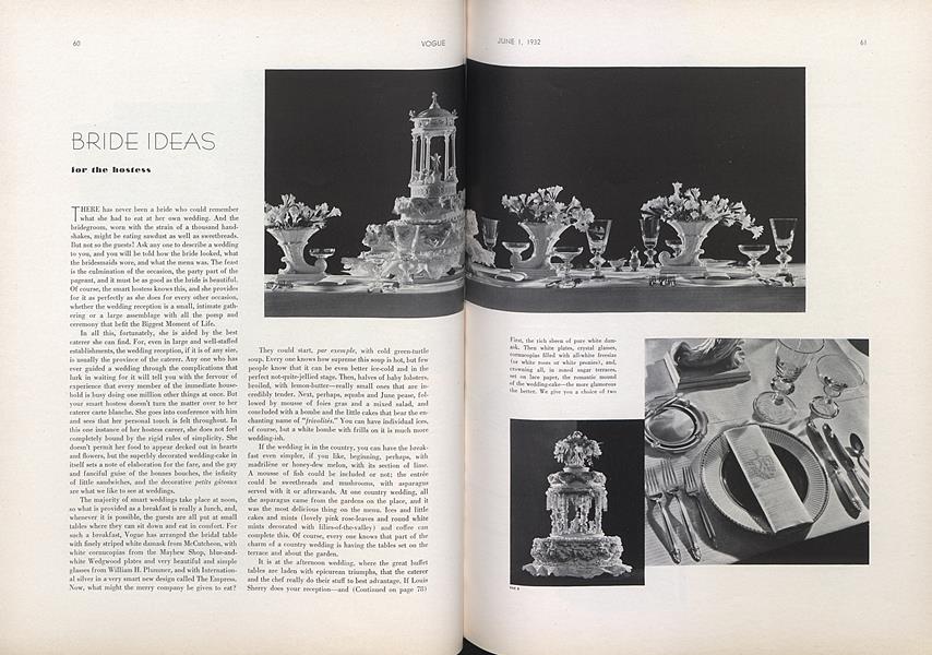 Bride Ideas for the Hostess