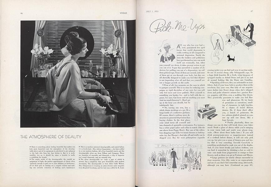 Pick-Me-Ups | Vogue | JULY 1, 1933