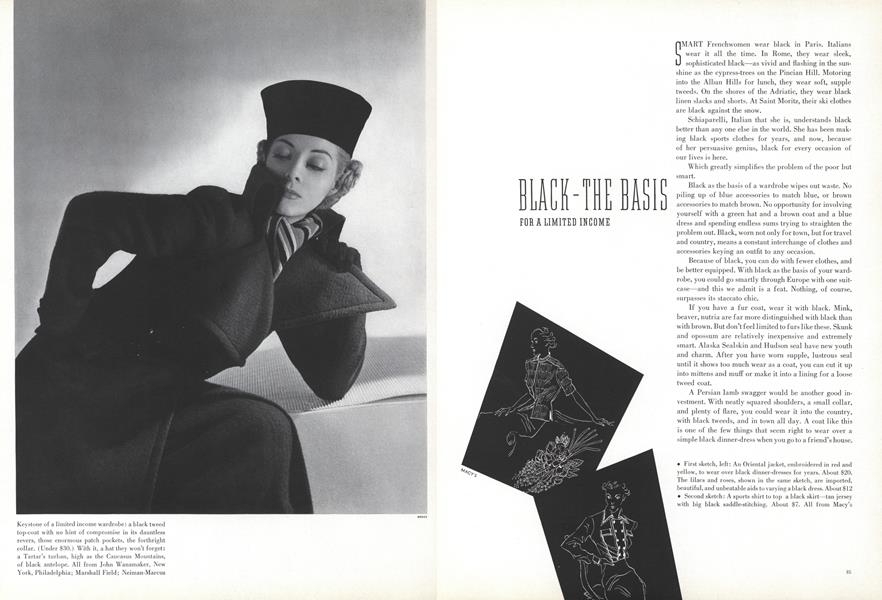 Black—The Basis for a Limited Income