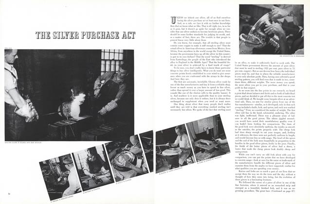 The Silver Purchase Act