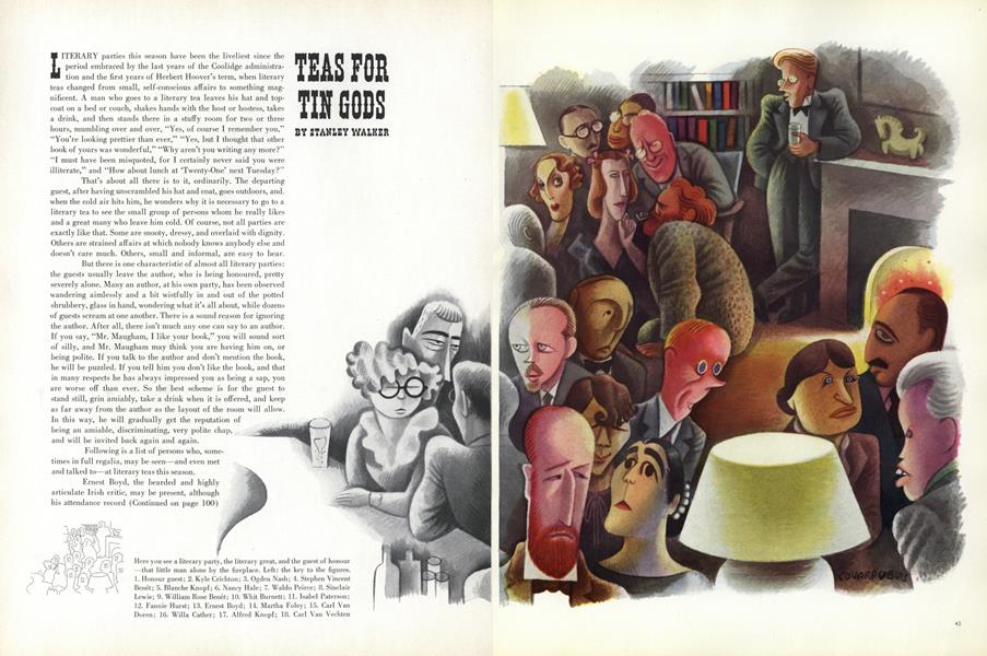 Teas for Tin Gods Vogue January 1, 1937