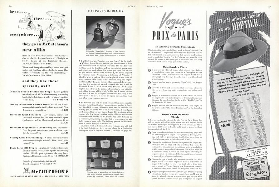 Discoveries in Beauty