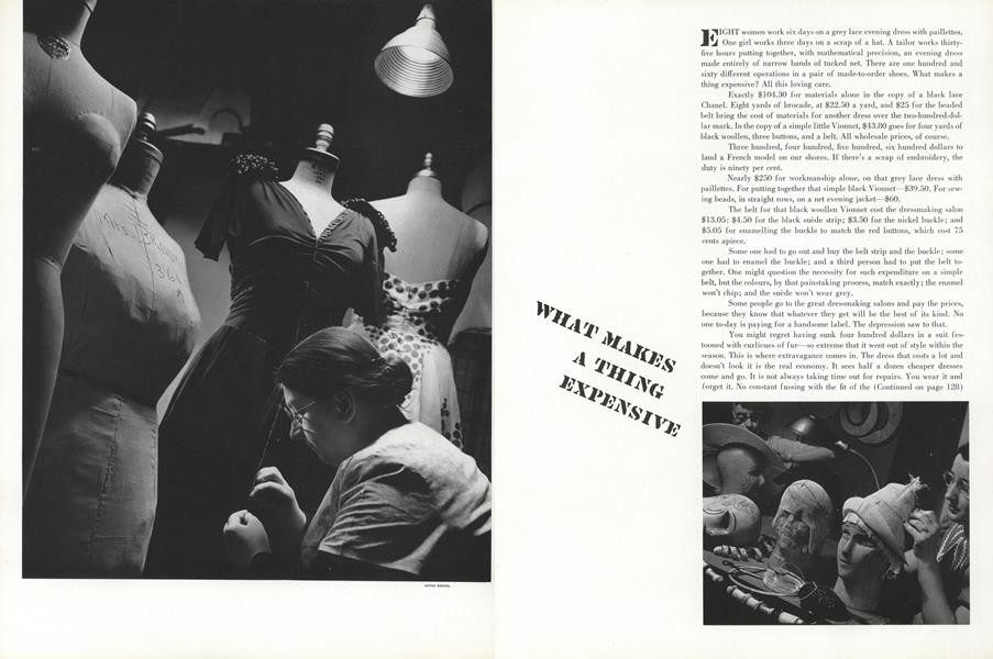 What Makes a Thing Expensive