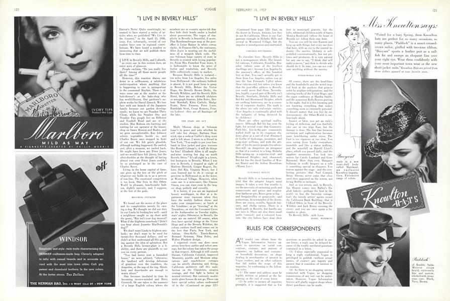 "I Live in Beverly Hills"