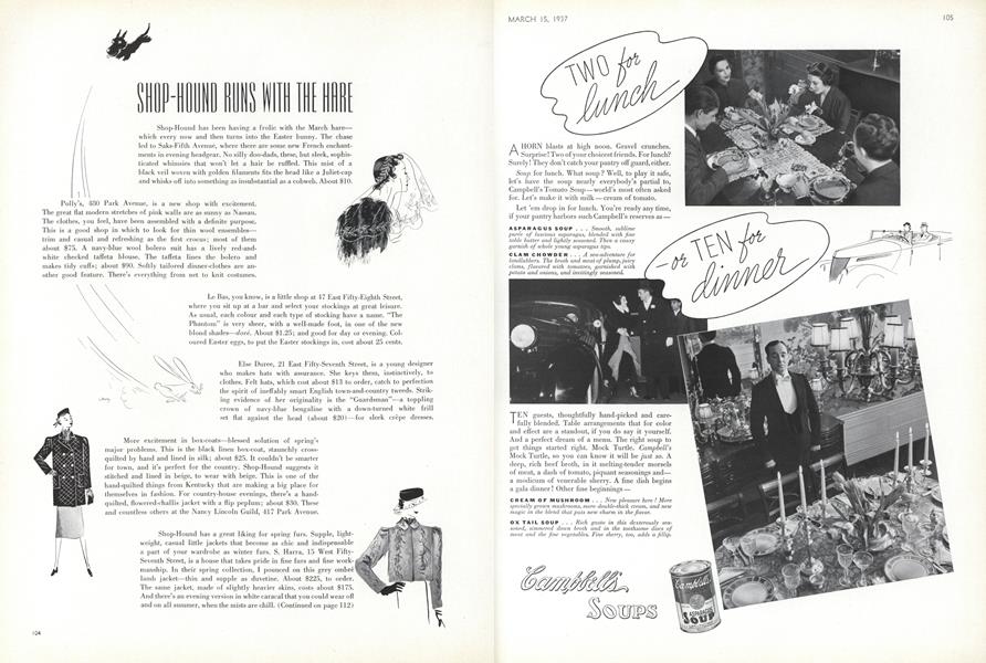 Shop-Hound Runs With the Hare