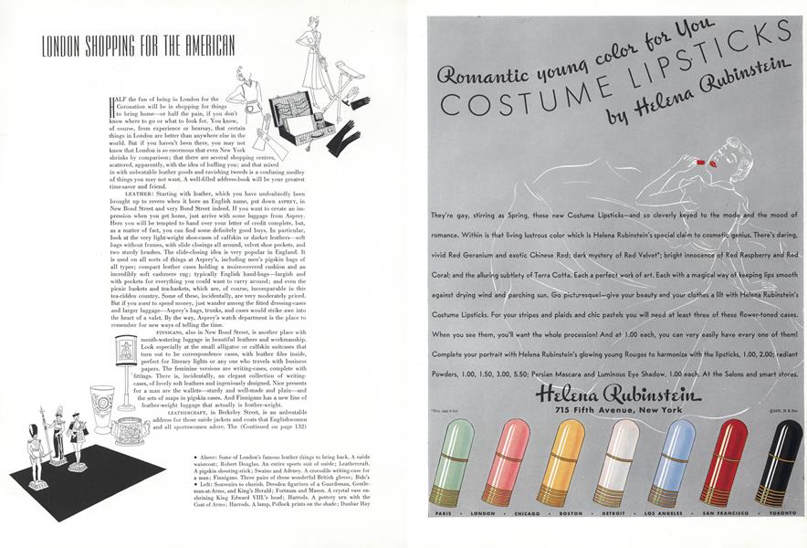 London Shopping for the American