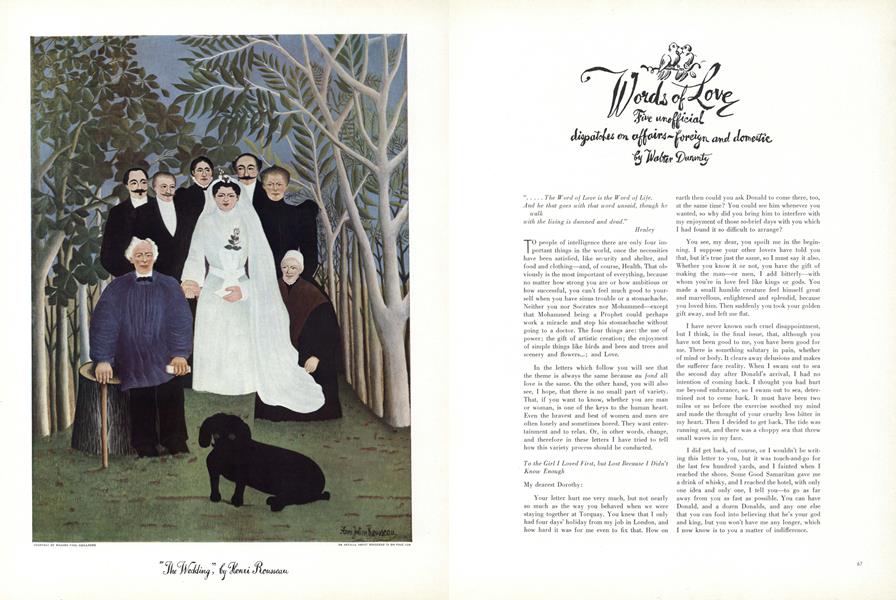 The Wedding,&quot; by Henri Rousseau | Vogue | APRIL 15, 1937