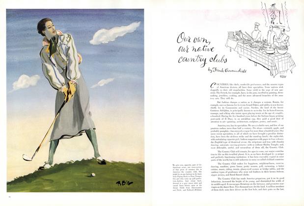 Our Own, Our Native Country Clubs