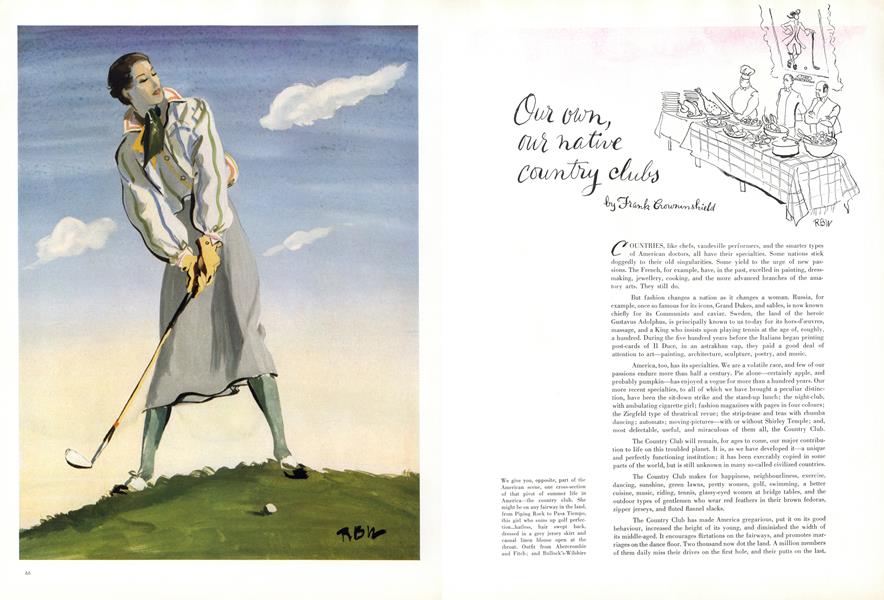 Our Own, Our Native Country Clubs