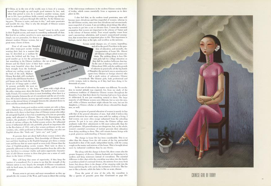 A Chinawoman's Chance