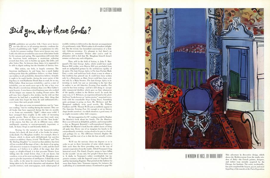 Did You Skip These Books?