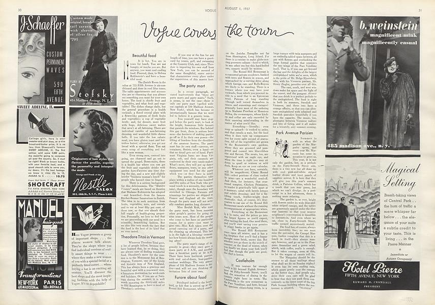 Beautiful Food/Theodore Titze in Vermont...