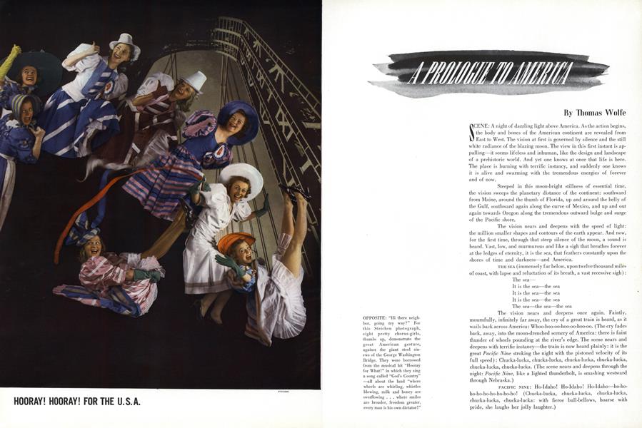 A Prologue to America