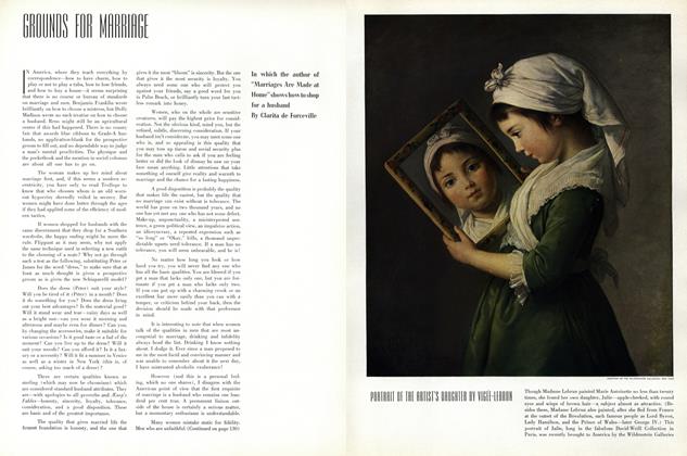 Grounds for Marriage