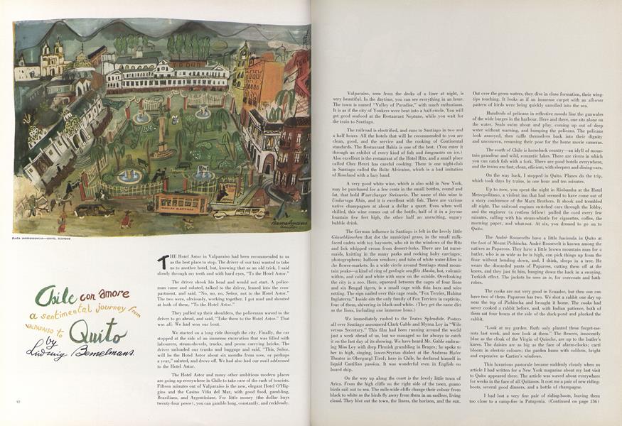 Chile con Amore: a Sentimental Journey from Valparaiso to Quito