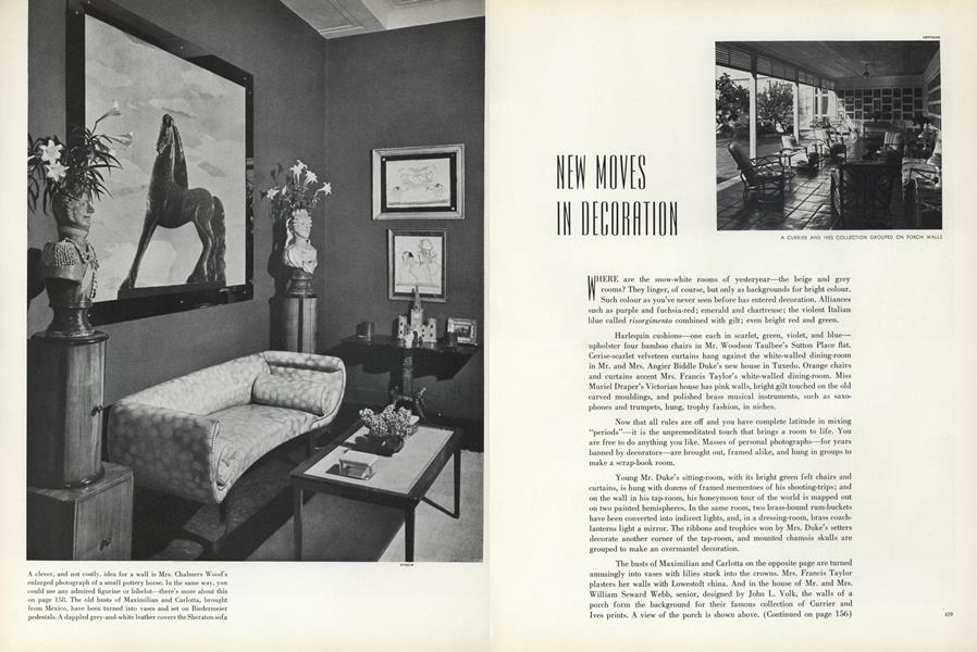 New Moves in Decoration