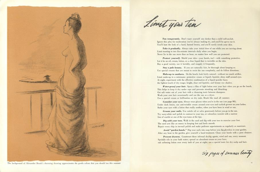 Limit your Tan: Summer Beauty