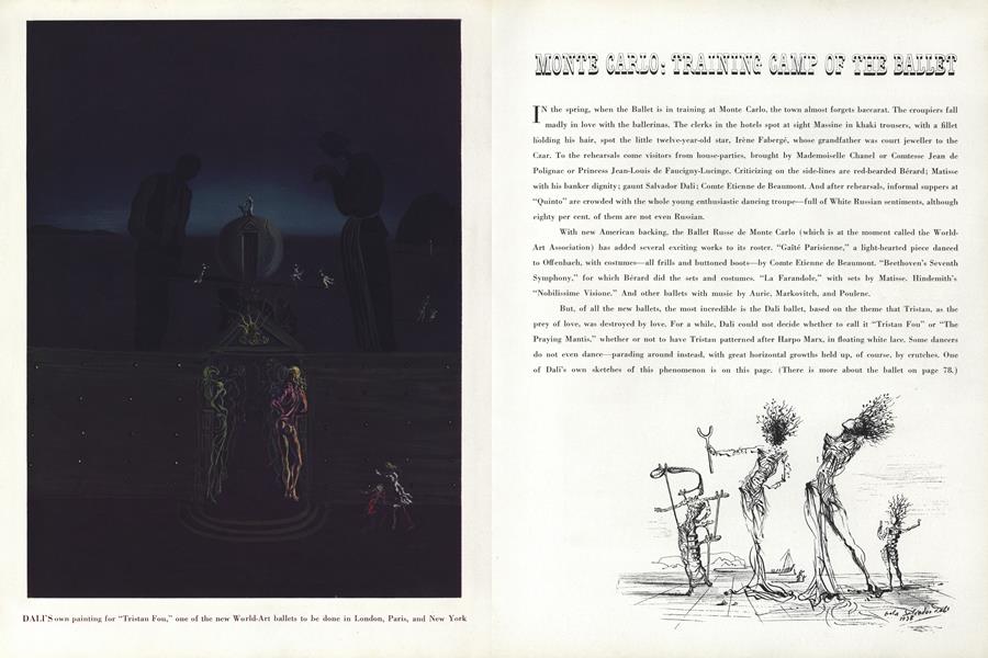 Monte Carlo: Training Camp of the Ballet