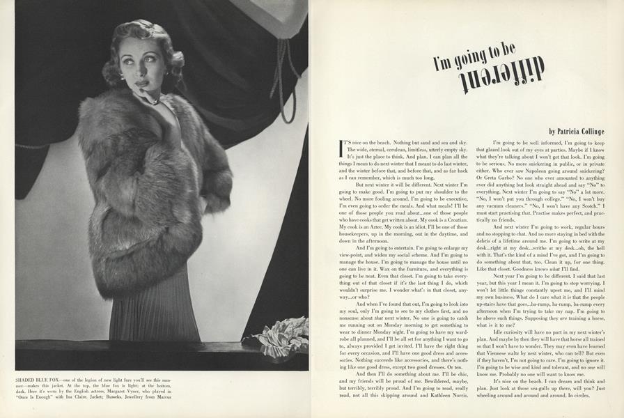 I'm Going to Be Different