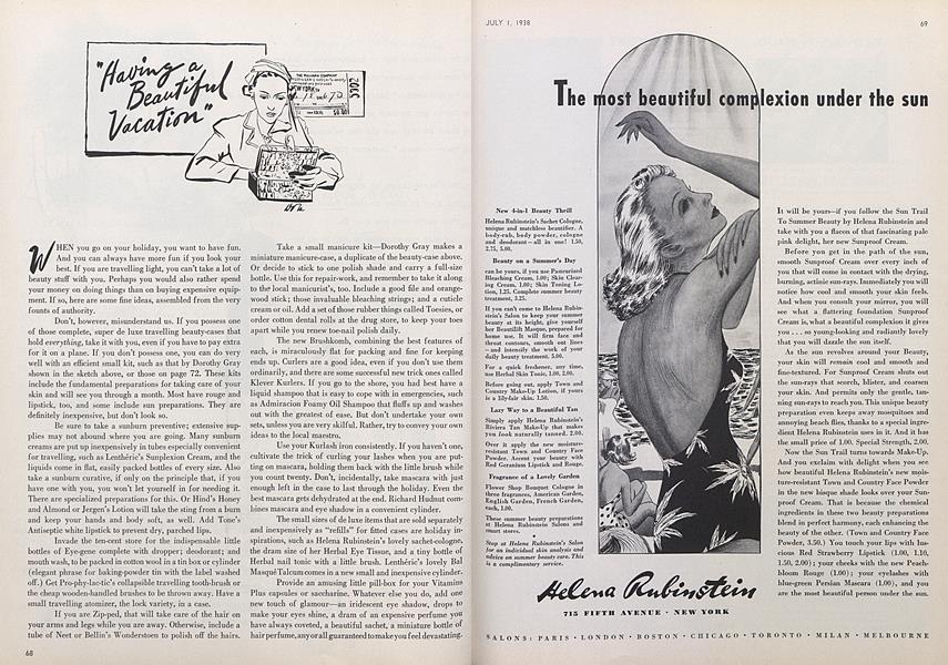 “Having a Beautiful Vacation”