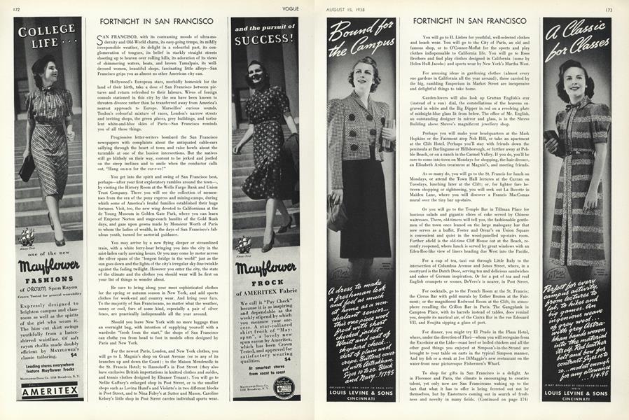 Fortnight in San Francisco