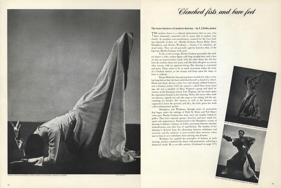 Clenched First and Bare Feet