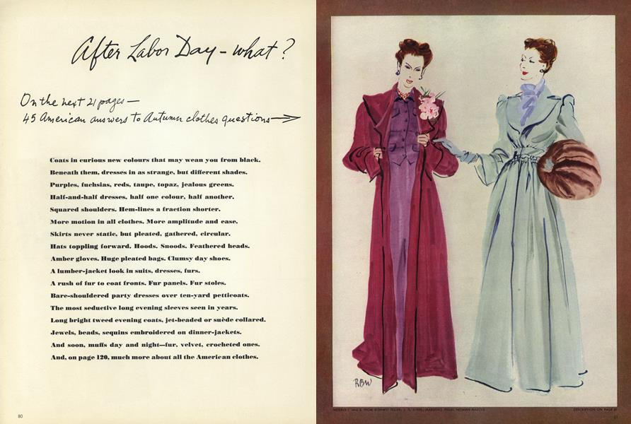 After Labor Day–What?