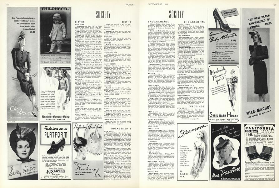 Births/Engagements/Weddings