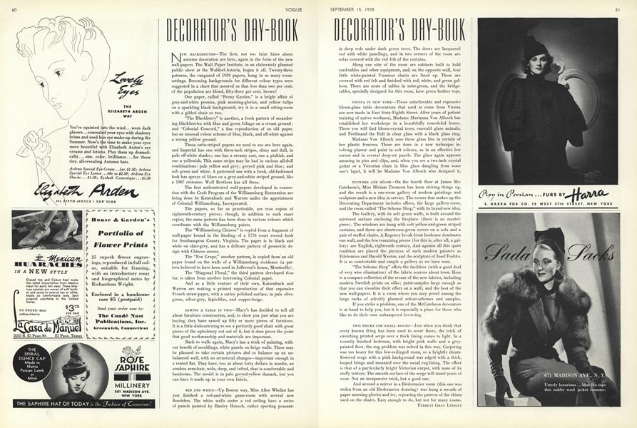 Decorator's Day-Book