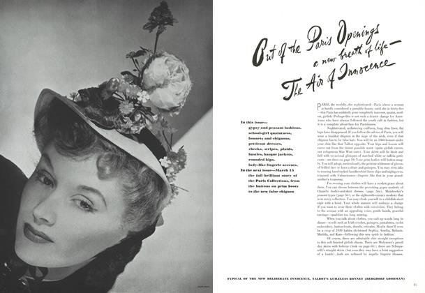 Out of the Paris Openings a New Breath of Life–The Air of Innocence