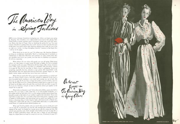 The American Way in Spring Fashions