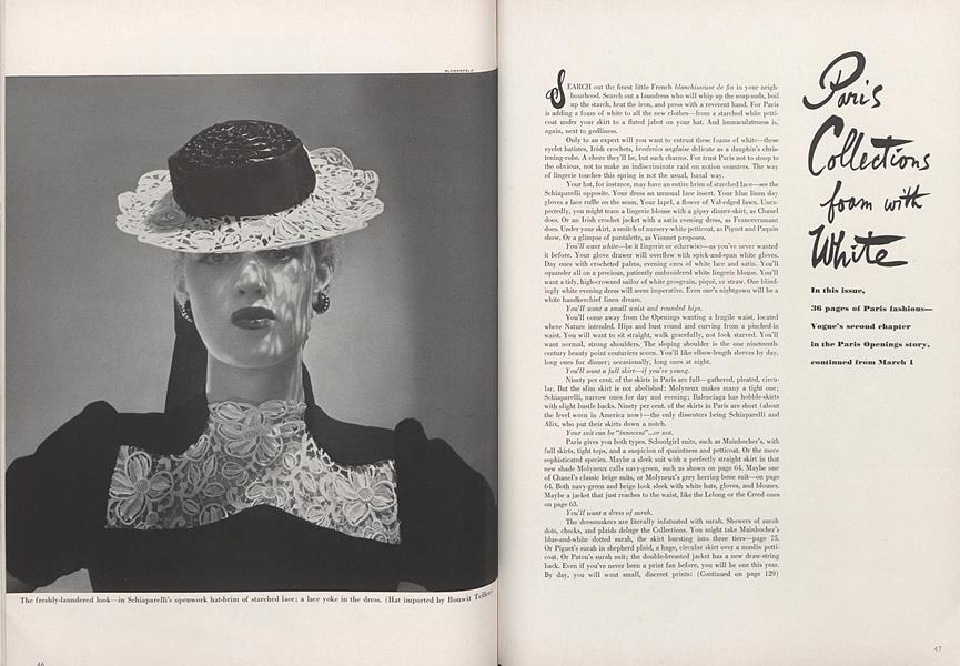 Paris Collections Foam with White