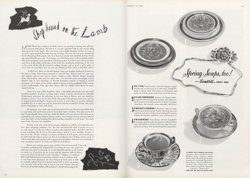 Shop-Hound on the Lamb