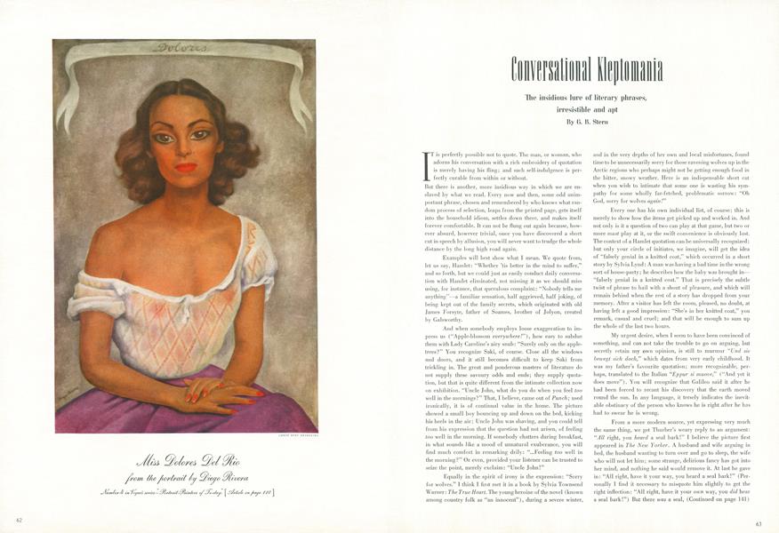 Conversational Kleptomania